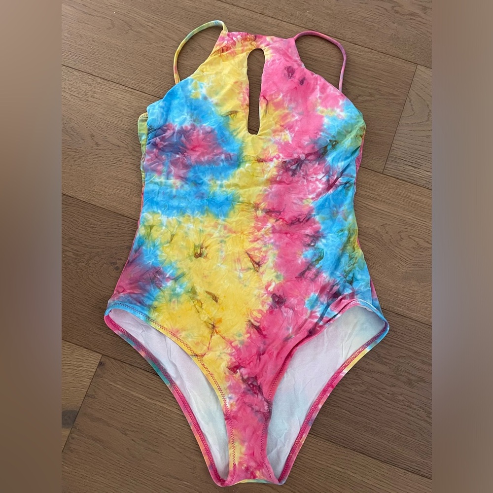 Becca by Rebecca Virtue Tie Dye One Piece Swimsuit